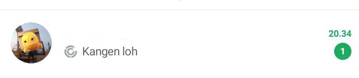 kangen gua apa duit gua? wkwk