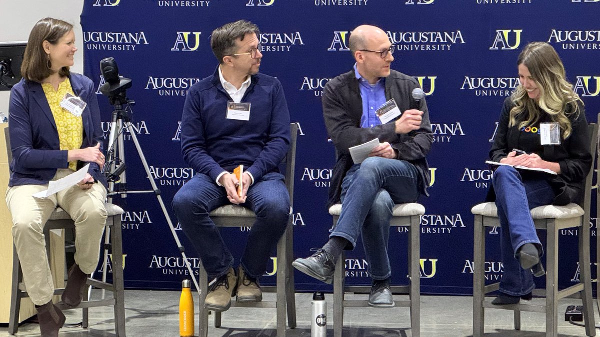 AugustanaSD's tweet photo. A week ago, Augustana hosted @Google and @Carahsoft for the Applied AI Summit!

We learned how to navigate @NotebookLM and discussed how universities and employers can prepare for an AI-driven world. https://t.co/7x8xAdA5HZ