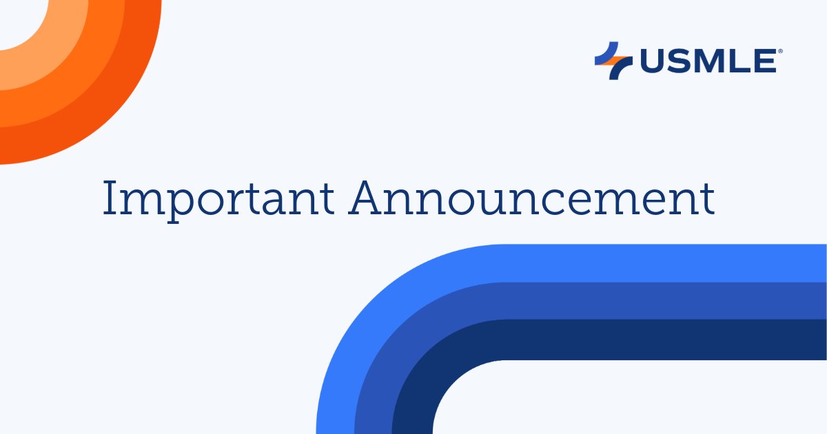 TheUSMLE's tweet image. 📢 Two nutrition-related enhancements are coming to the USMLE® in June 2026. These enhancements further highlight the importance of nutrition to health and chronic illness prevention. Learn more. bit.ly/4cL0vcO #USMLE #MedEd #MedStudent