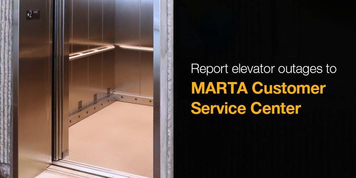 MARTAservice's tweet image. MARTA takes the ADA and its mandate to consistently make audible and clear elevator outage announcements seriously. If the announcements are unclear, inaudible, or not made, contact the MARTA Customer Service Center at 404-848-5000 or visit itsmarta.com/tplecrmcontact….
