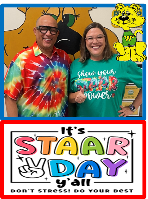 BecomingDrTodd's tweet photo. Mrs. Culbertson and I are leading in NEON LIGHTS (our S.T.A.A.R. theme)! #StudentFocused #Collaborates @SpringISD @WinshipES https://t.co/y32jNQJFSt