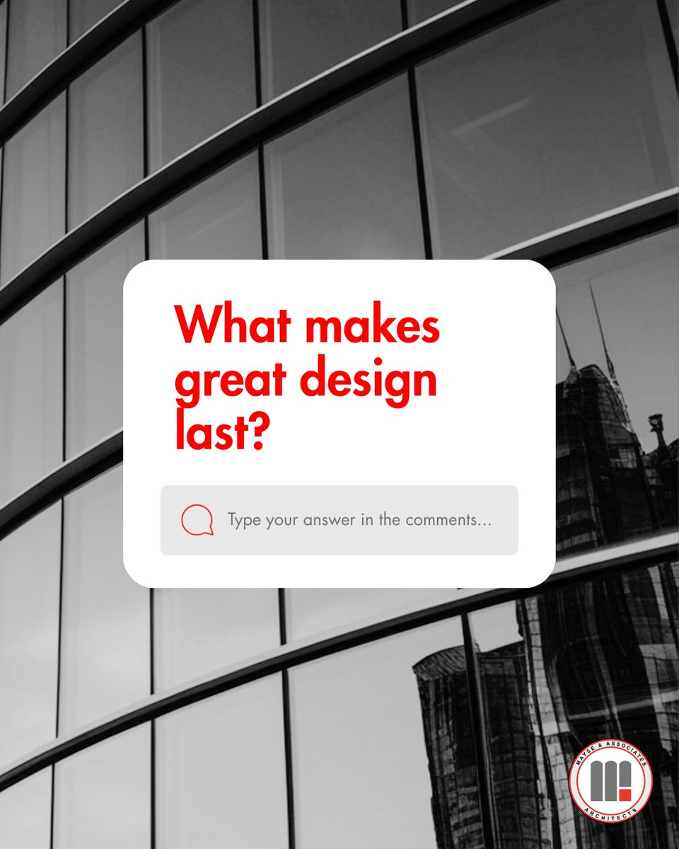 MayseArchitects's tweet photo. What makes great design last? At @MayseArchitects, it comes down to #Integrity in the details, strong coordination, and #Collaboration from concept through construction. What do you think creates design that endures?

Get to know us at https://t.co/vYnlVzezpq
#BuiltToLast https://t.co/vnJCj9LLC3