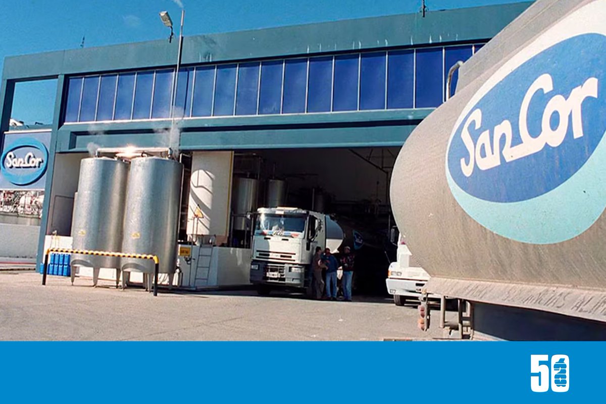 Ambitocom's tweet photo. SANCOR PIDIÓ SU QUIEBRA Y DEBE MÁS DE U$S120 MILLONES, SEGÚN EL GREMIO

✍🏼 @yayaninaa | Según el gremio Atilra, la que supo ser una de las mayores lácteas del país, SanCor habría pedido su propia quiebra en el marco del concurso de acreedores que atraviesa desde febrero de 2025, en una decisión que, de confirmarse, marcaría un punto de inflexión en su crisis.

Conocé más: https://t.co/4gR3vrxHWT