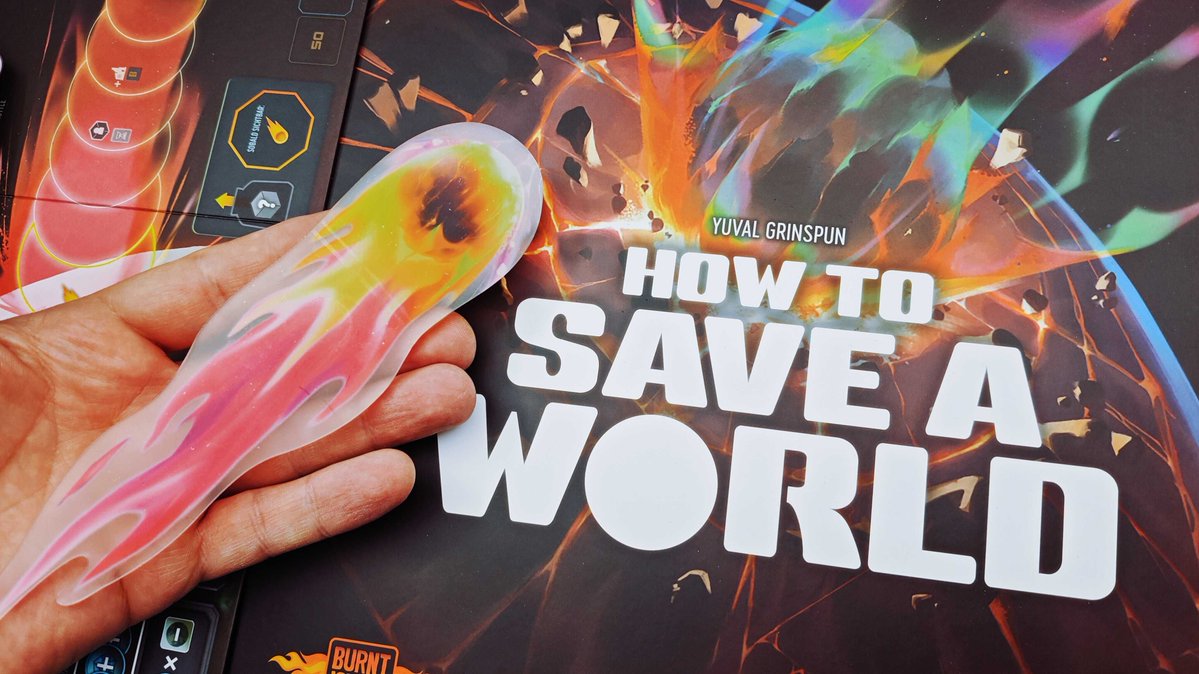 sirthecos's tweet image. Hey everyone! I just released my Unboxing of 'How to Save a World'! 🌠

This is a very unique game where you try to avert the disaster of an asteroid closing in on the planet Alarria.

Watch the video here: youtu.be/64CuiU6sL0M 🤓

@burntislandgm #gaming #boardgames