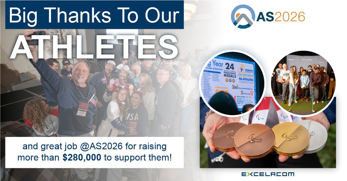 Inspired by the athletes at #AS2026. Proud to support Adaptive Spirit and its mission to empower kids and teens through sports. An amazing event connecting with colleagues while backing a truly meaningful cause. @adaptivespirit 
adaptivespirit.com
excelacom.com