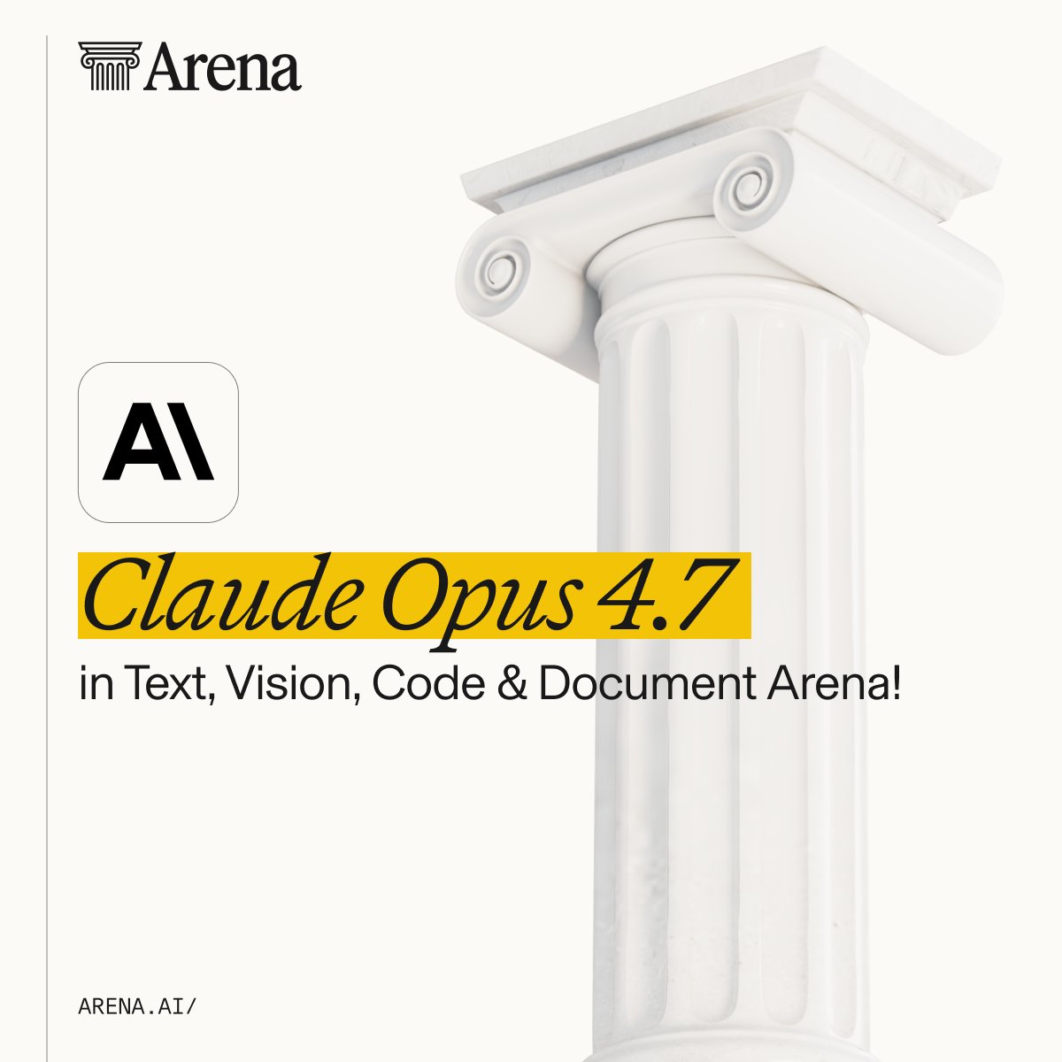 Arena.ai tweet media