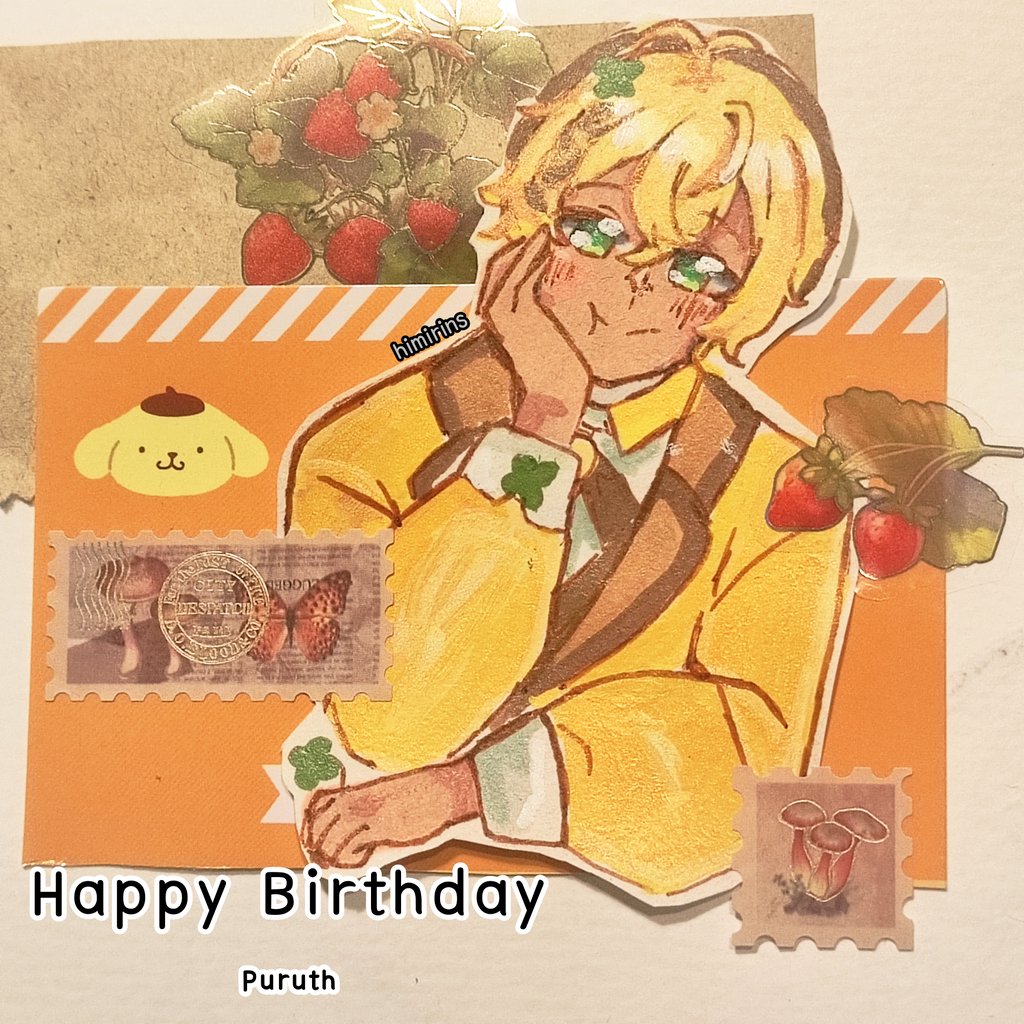 Himirins's tweet photo. 🍀💛 Happy Birthday Puruth~
#プルース誕生祭2026 https://t.co/AwnAVc4f5u