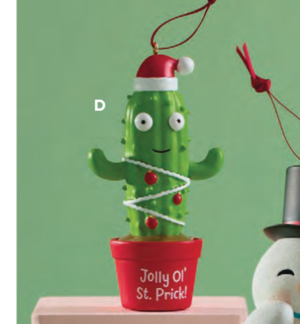 AllYearSanta's tweet image. Loving these #Hallmark 2026 Keepsake Reveals. 
Best name ever for a festive Cactus!