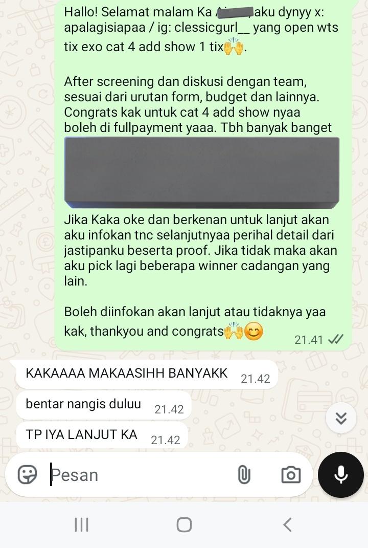 dynyyyy/teteh jastip tiket/mt after dm tweet media