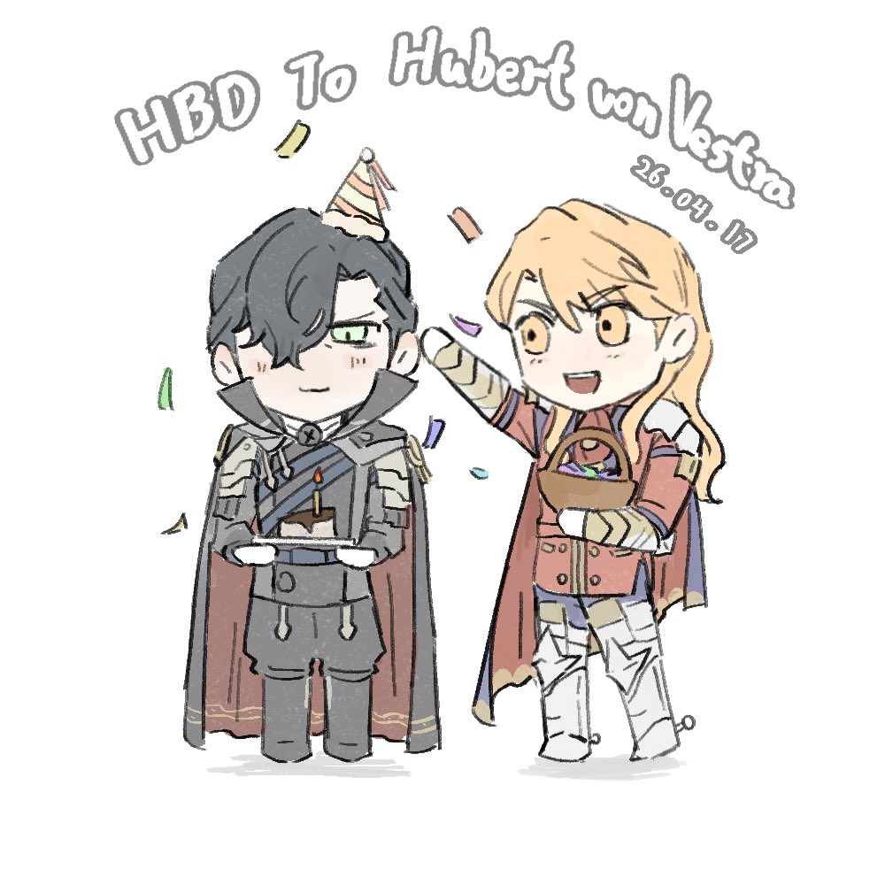 HF417430's tweet photo. ヒューベルトお誕生日おめでとう🎉
※ヒュフェです https://t.co/aXGZ1wxUF7