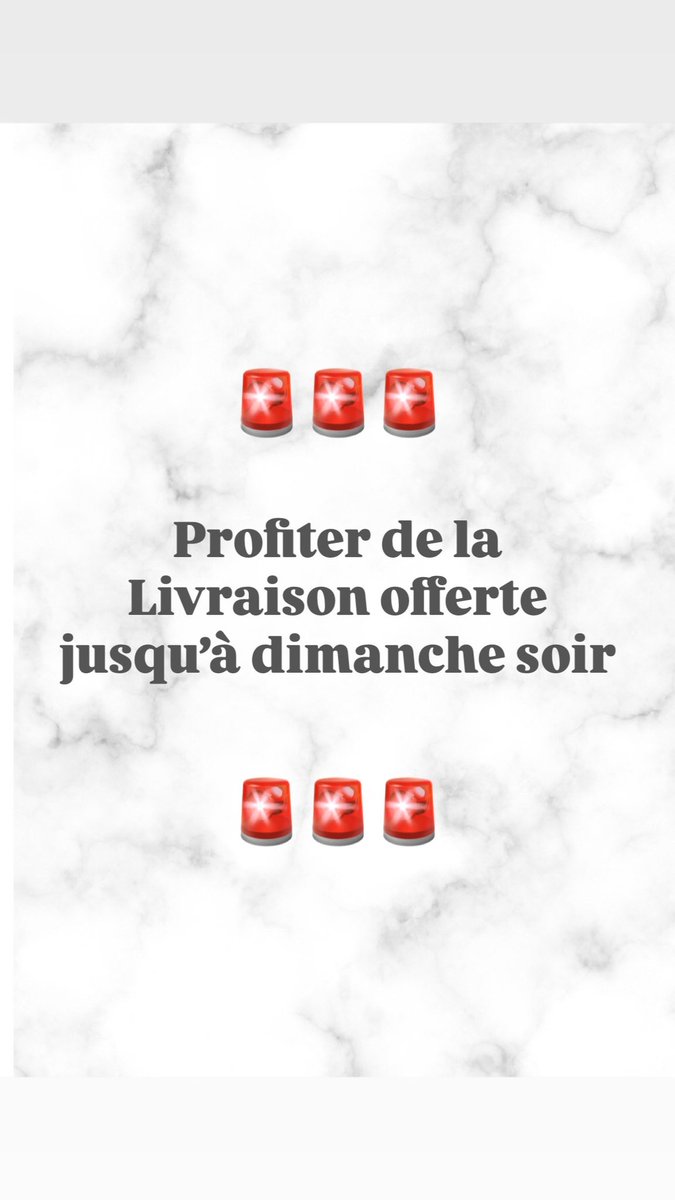 🚨🚨 LIVRAISON OFFERTE JUSQU’À DIMANCHE LA FAMILLE !! 🚨🚨