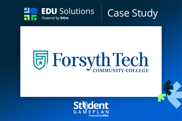 iHireJobNetwork's tweet photo. [Case Study] Forsyth Technical Community College is teaching students practical skills to thrive in the world of work with iHire’s Student Game Plan. Learn how: https://t.co/WwUmh8Cmbj 

#EngagedLearning #SoftSkills #JobSearch https://t.co/UUxYLY7XQw