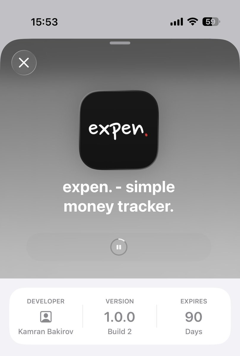 kamranbekirovyz's tweet image. Who wants to test the simplest money tracker app? #Flutter #TestFlight