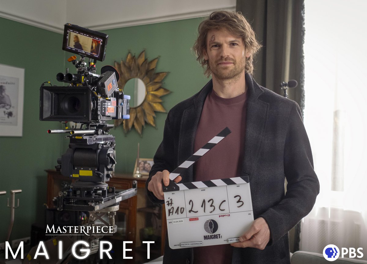masterpiecepbs's tweet photo. More Mystery! is coming your way 🔍 We're excited to announce that production has begun on a second season of #MaigretPBS, starring Benjamin Wainwright, Stefanie Martini, and new cast member Nathaniel Parker! More details here: https://t.co/Yhd1feu280 https://t.co/Nari7fhOdp