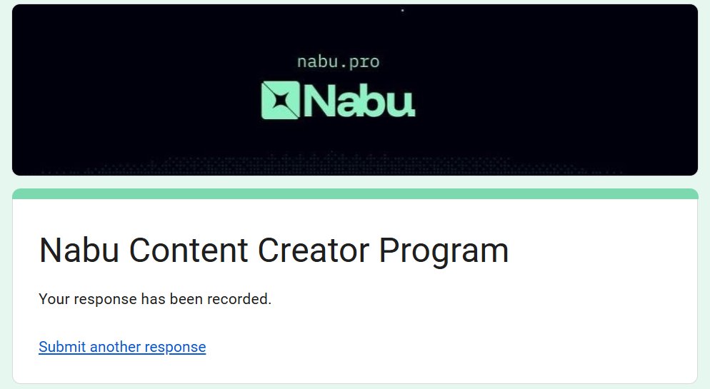 If you've been following along, you already know about Nabu. They just ...