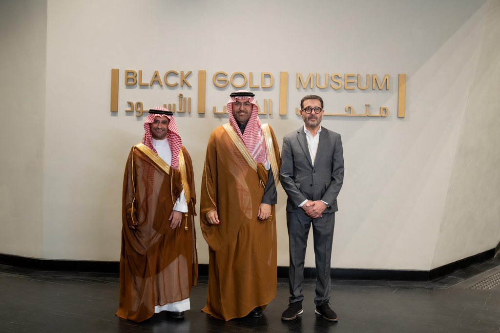 During his visit to the Black Gold Museum, Fahd Hamidaddin, CEO of  @SaudiTourism, explored the museum's interactive experience, which  highlights the relationship between people and oil and its impact on our  daily