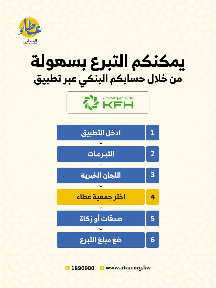 جمعية عطاء للعمل الإنساني tweet media