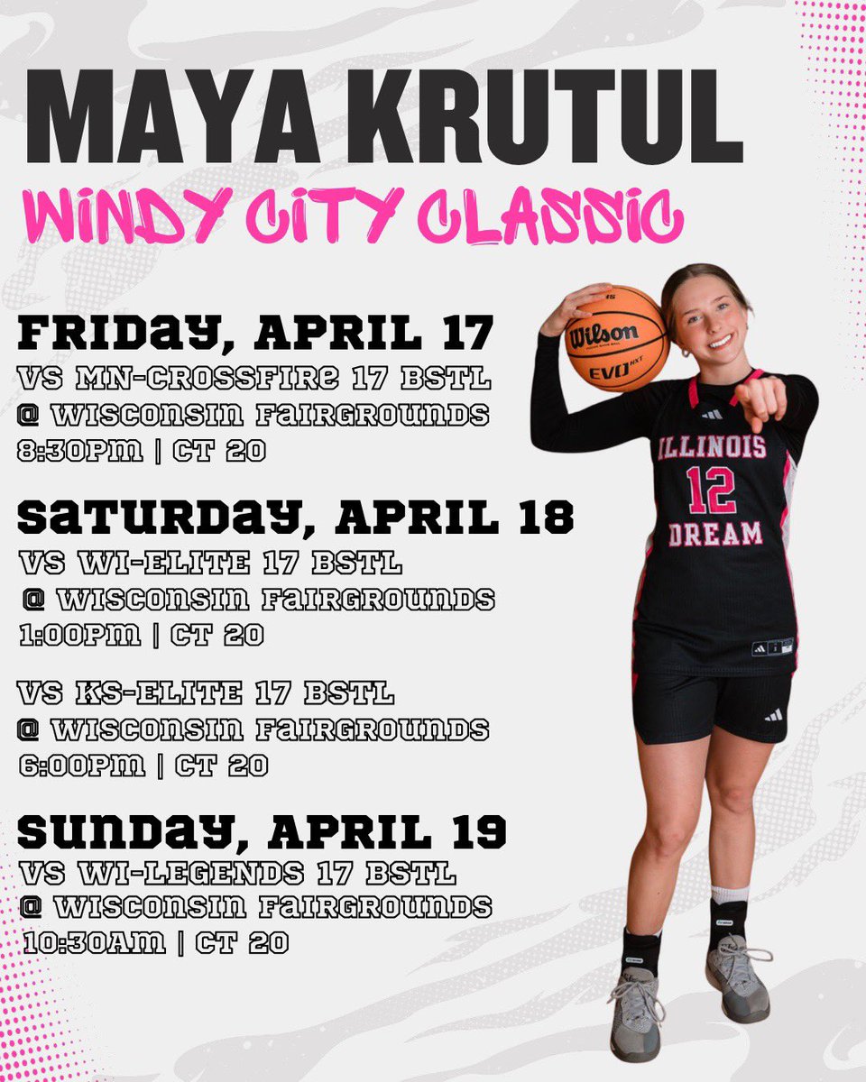 krutul_maya's tweet photo. Headed to Milwaukee with my team this weekend for the @USJN Windy City Classic! Come watch us play!!
@illinoisdreambb https://t.co/WC9cvk5z6z