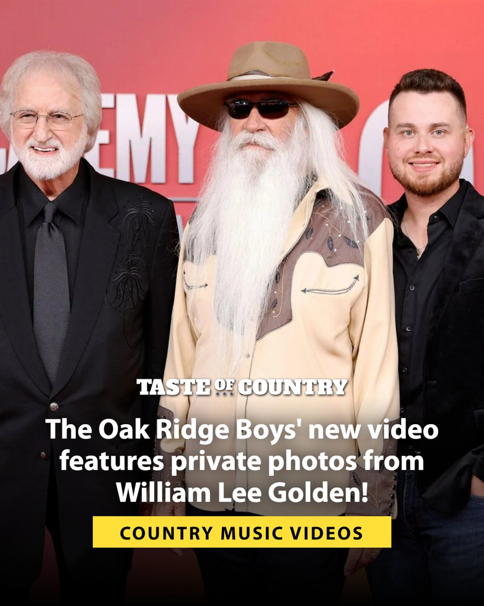 TasteOfCountry's tweet photo. EXCLUSIVE: The @oakridgeboys' stunning new video features exclusive private photos taken by @wlgolden: https://t.co/ib5dbPMUa3 https://t.co/Y5qjOX0nHO