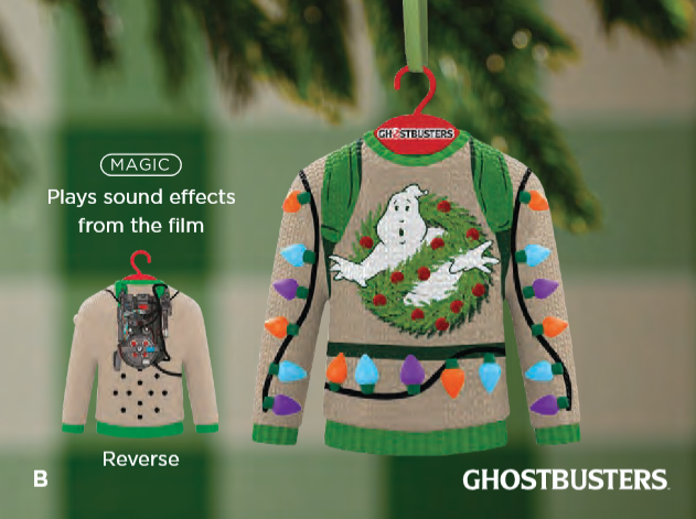 AllYearSanta's tweet photo. Loving this #Ghostbusters Hallmark ornament reveal for Christmas 2026. The sweaters have potential to reach other franchises. 

@GBNewsdotcom https://t.co/KGjgUKTZNE