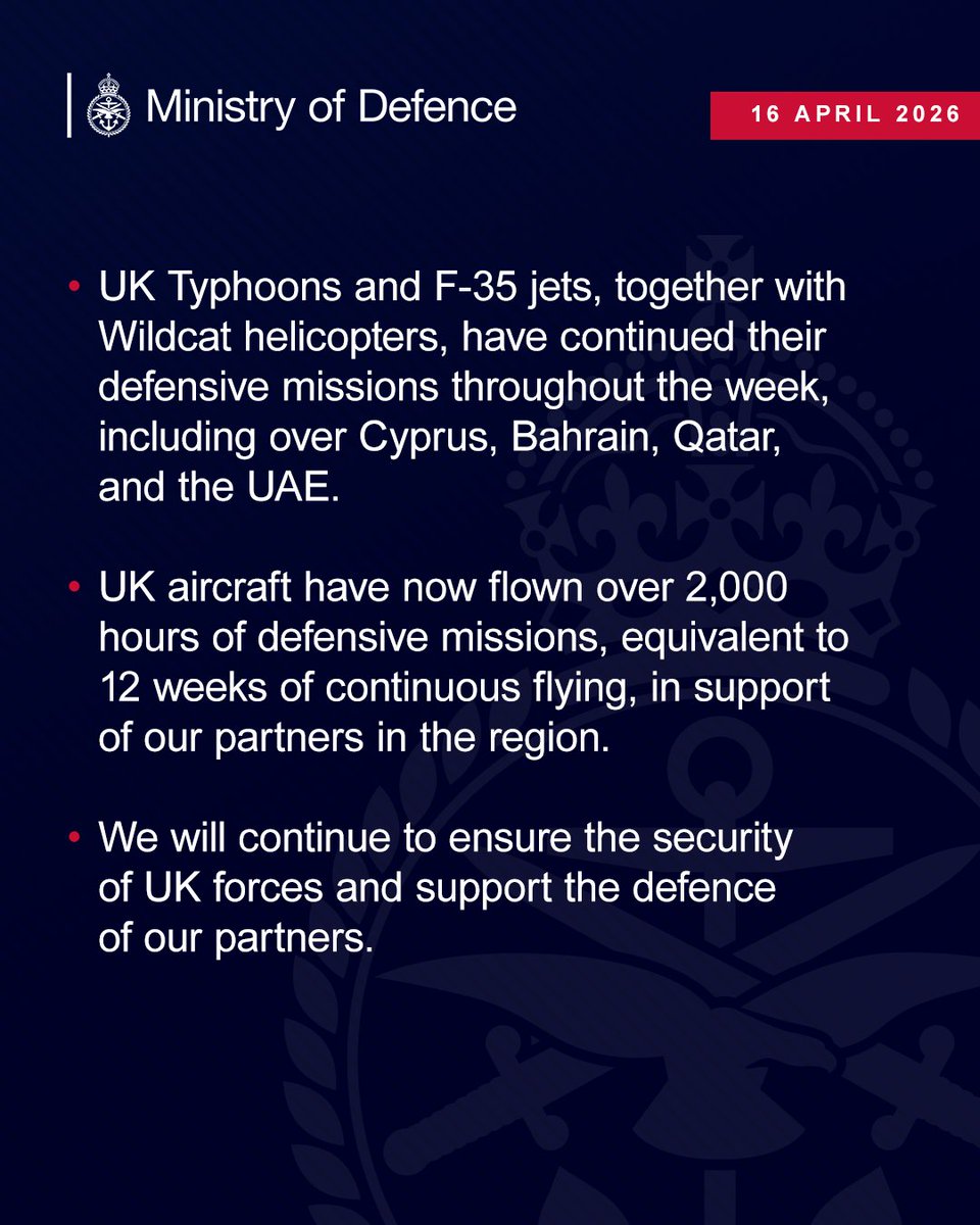 Ministry of Defence 🇬🇧 tweet media