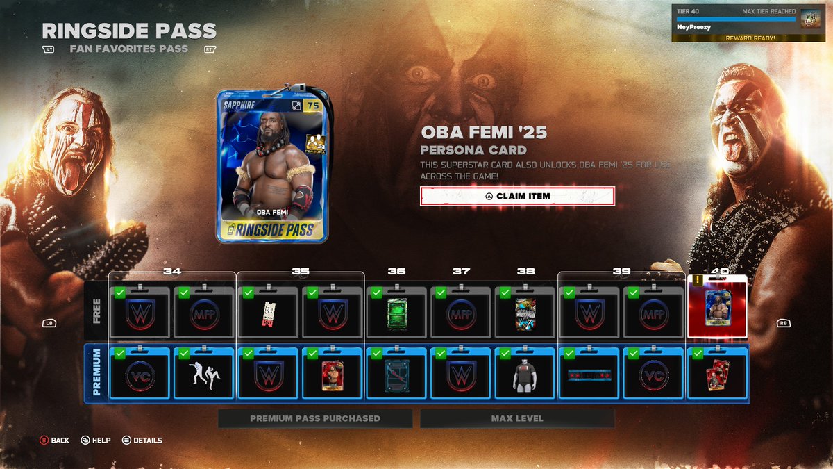HeyPreezy's tweet photo. Grinding ain't that bad this time, but it's still ass 😩 Should've added more moves instead of all these MF nonsense #WWE2K26 https://t.co/m2nI3nDypi