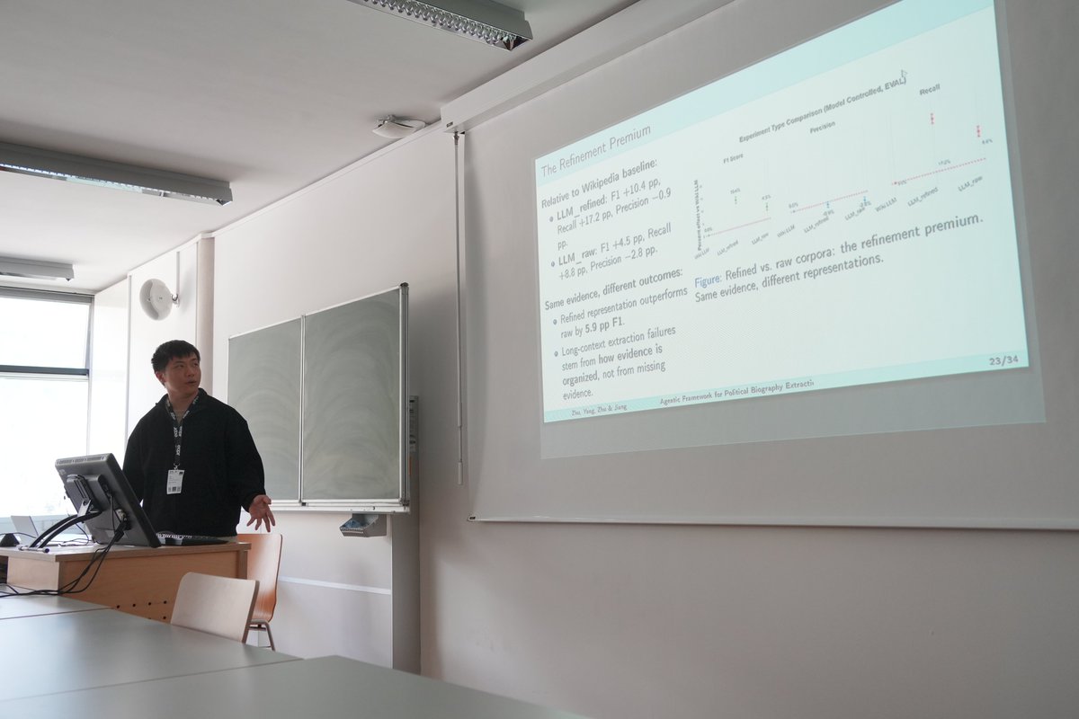 expert_survey's tweet photo. @ECPR .@Zaryfrank and his coauthors @SongpoYang , @jiang_nan_zhu and @JunyanJiang bring AI agents to the problem of using #LLMs and extracting #politicalnetworks at our @ECPR #JointSession workshop. @HKUniversity https://t.co/tDyYwTiuQS