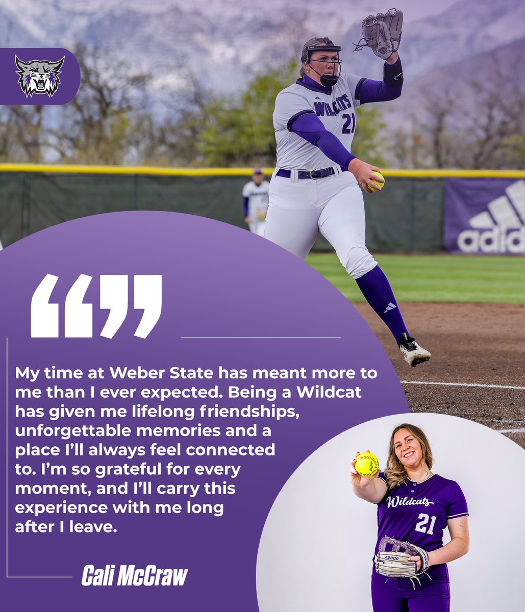 Weber State Softball tweet media