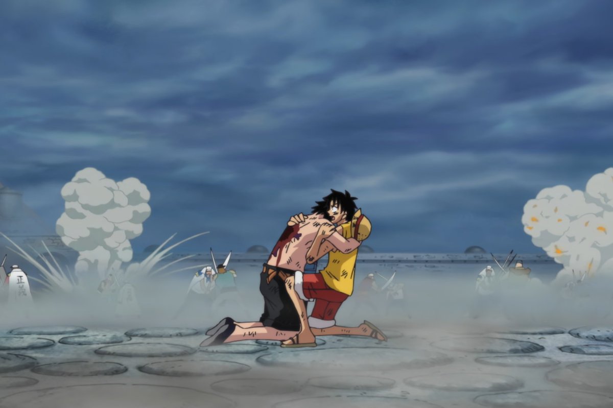 Jaythebard's tweet photo. I’ve watched a few anime over the years.

Started as a fan of Dragon Ball & followed it all the way through Super.
Grew up in the early era of Toonami so I was introduced to shows like Outlaw Star and Yu Yu Hakusho.
I even got into early Naruto, but never made it past the Gaara fight.

It’s funny how often we look at this kind of media and think, “it’s just a dumb cartoon.”

I used to feel that way about One Piece. I didn’t want to give it a chance because of how silly the old 4Kids version made it seem.

And sure... Yeah death happens in shows like Dragon Ball or Yu Yu Hakusho, but it rarely feels permanent. In Dragon Ball, characters can literally be wished back. In Yu Yu Hakusho, the connection to the Spirit World softens the loss.

But One Piece… hit me in a way I didn’t expect.

I started watching it as a distraction for myself and for something to escape my own depression. But the more I watched, the deeper I seem to be falling into it. 

It's such a emotional rollercoaster, Especially with how it goes from such light hearted and hopeful moments to despair. 

In most anime I’ve seen, death feels rare or reversible.

So with what I have seen right now 

It hits hard...  But I must keep watching.