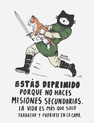 DanteLlanten's tweet photo. Estás aburrido porque no haces misiones secundarias. 

La vida es algo más que solo trabajar y tirarte en la cama sin hacer nada.  

Aquí tienes 50 misiones secundarias para completar: https://t.co/QfE5ZaynnX