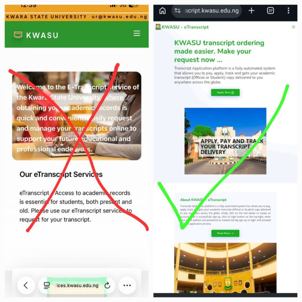 KWASU Alumni Association tweet media