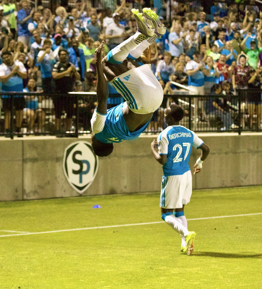 choosesam's tweet image. 19-year-old Rodolfo Aloko made his first two goal contributions for Charlotte FC last night in the Crown’s 6-0 rout of the Charlotte Independence. His second assist was to 18-year-old Nimfasha Berchimas, who scored his first goal for Charlotte. #USOC2026