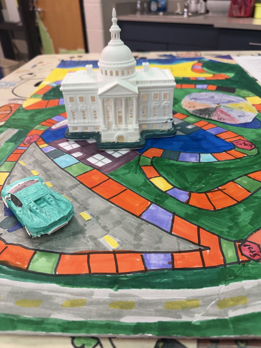 TaraEstep's tweet image. 6th graders brought financial literacy to life by creating their own Game of Life and facilitating gameplay with 5th graders—authentic learning in action while building durable skills. #AuthenticLearning #DurableSkills #TigerPride @tmruane