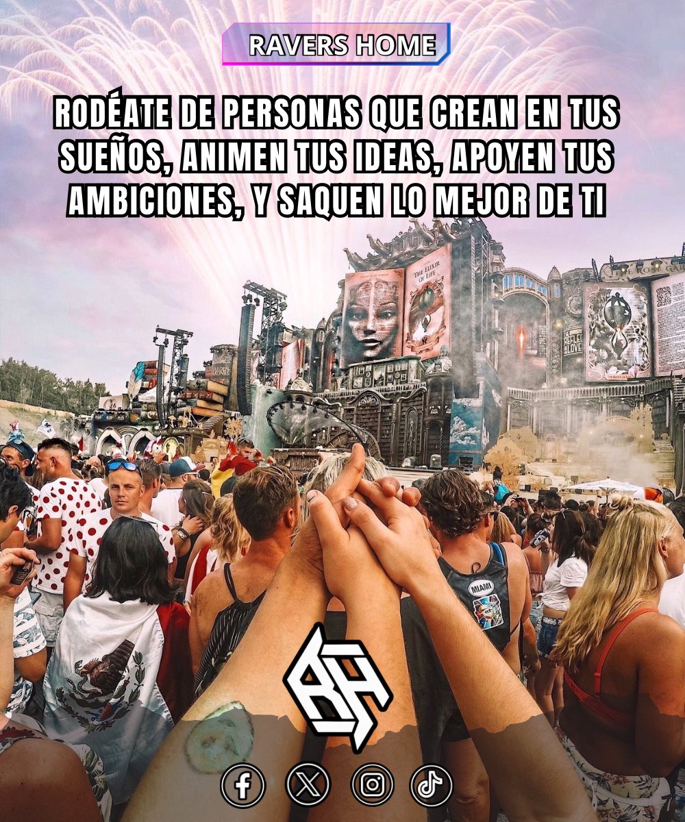 RaversHomeMx's tweet photo. Hey Ravers ☺️☺️☺️☺️

Que hoy tengan un maravilloso día Martes, lleno de las mejores vibras para este día    
🌞🌞🌞🌞🌞

#RaversHome #FraseRavers #Plurvibes https://t.co/BBe8sFV6Ma