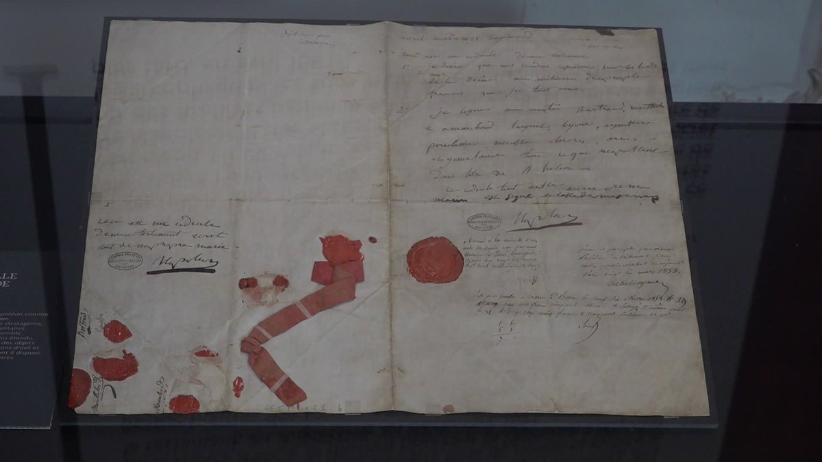 FTViaStella's tweet image. "Ce peuple français que j'ai tant aimé" : le testament de #Napoléon Ier exceptionnellement exposé aux Archives nationales à Paris. #corse 
france3-regions.franceinfo.fr/corse/corse-du…