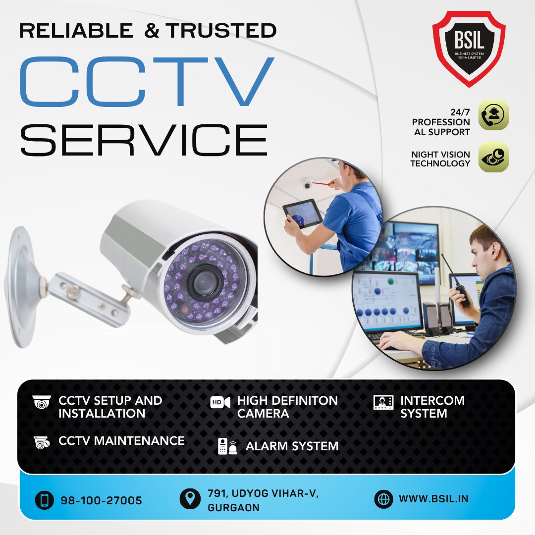 BSILOfficial's tweet image. Your safety should never be uncertain — it should be protected with confidence.Stay secure. Stay vigilant. Stay with BSIL.
Visit us: bsil.in
Installation available across the city
Contact us: 098100 27005

#CCTV #SecuritySolutions #BSILProtects #SafeAndSecure