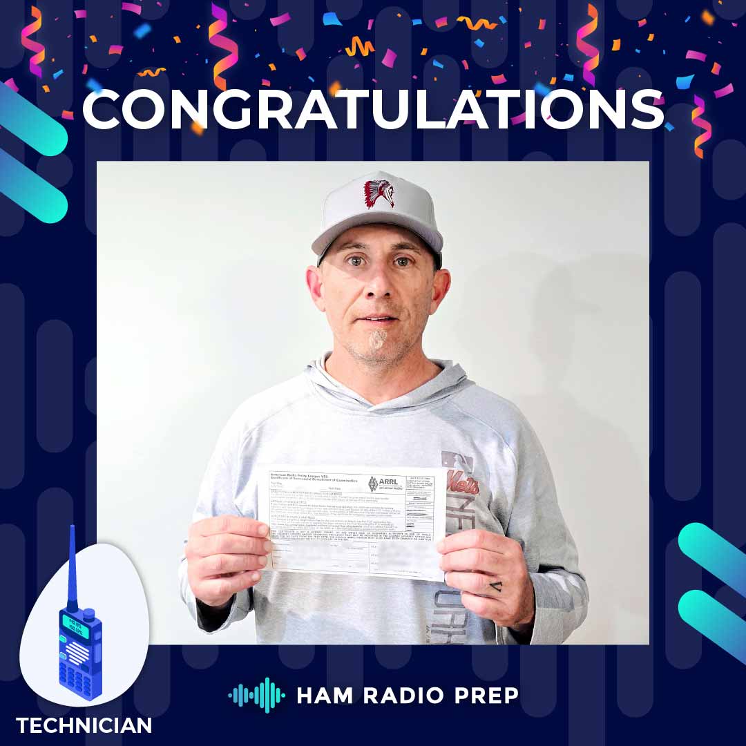 HamPrep's tweet image. 🚀 Big #Tennessee shoutout to Allen Greene for earning his Technician license! 🎉

Allen is officially ready to join the amateur radio community in the Volunteer State. Whether he is exploring local repeaters or just getting started for the fun of the hobby, he now has the skills