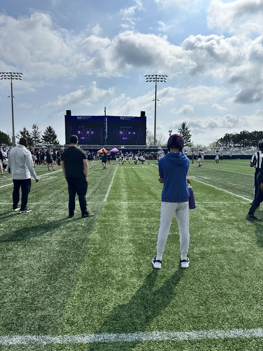 Helmets4Helmets's tweet photo. Kiddo has been having a rough time with seizures lately. Had to bring him out to the one place that gives him more life than anything else! @CoachAT23 https://t.co/T0ksPHFebr