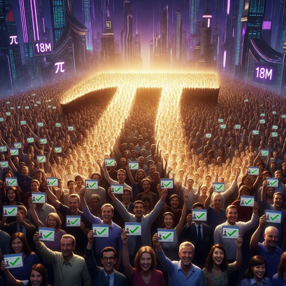 <a href="/PiCoreTeam/">Pi Network</a> 18M+ REAL humans, not bots.  
That's why $Pi hits different 🔥  

Verified identity = real trust &amp; real utility.  
The future of crypto starts with KYC!  

Who's ready for the next chapter? 🚀 

#PiNetwork #Pioneers