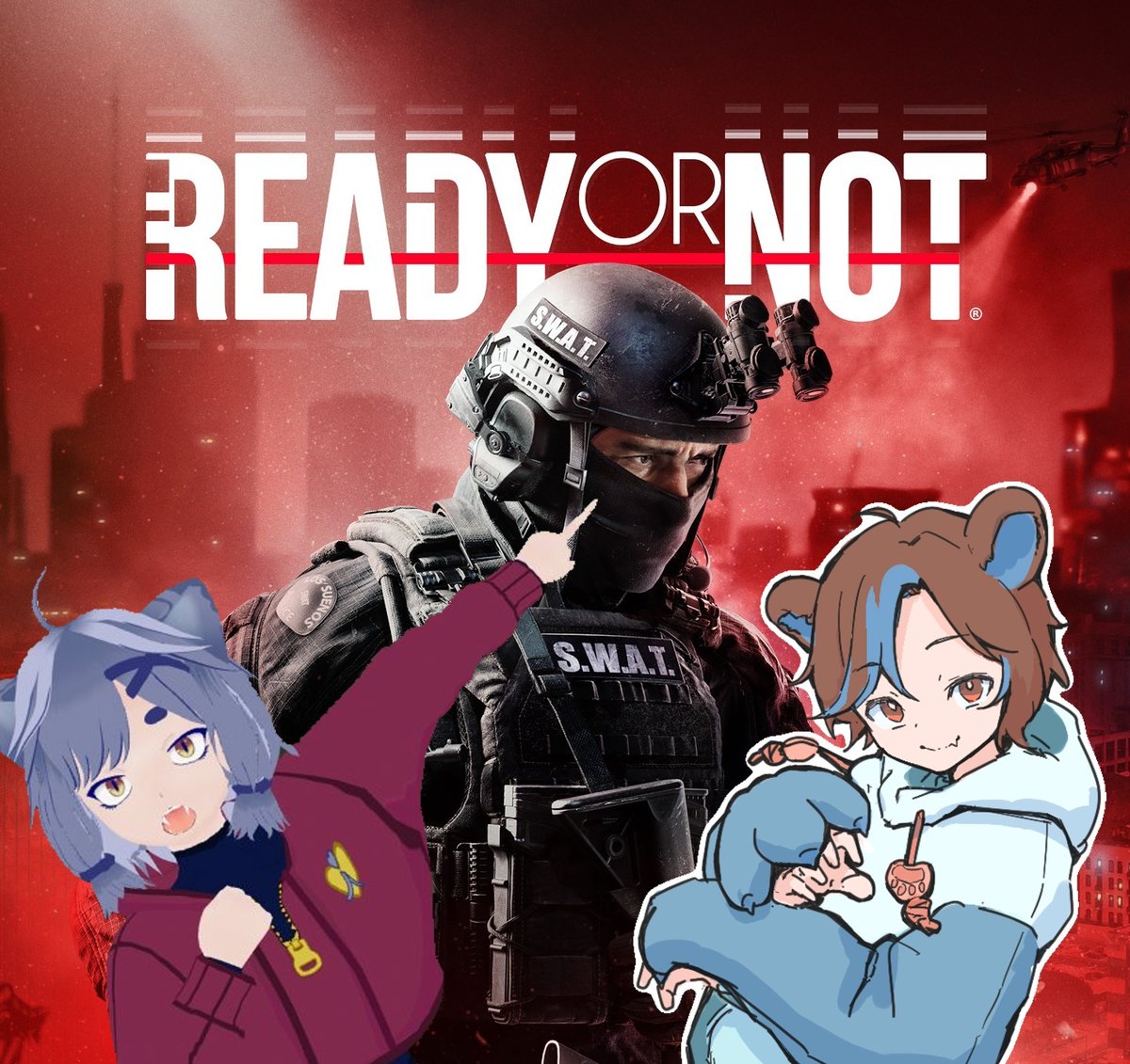 VArtieUrsa's tweet photo. Dear Pawssengers!
@Ichinya and I will commence our operations in Ready Or Not today at 7pm CEST / 1pm EDT on both of our channels!!

Thats in a little under 2 hours, we hope to see you then 🫡
(Artie🎨 by https://t.co/e26QvyZUj7) https://t.co/xgXgq8N0c5