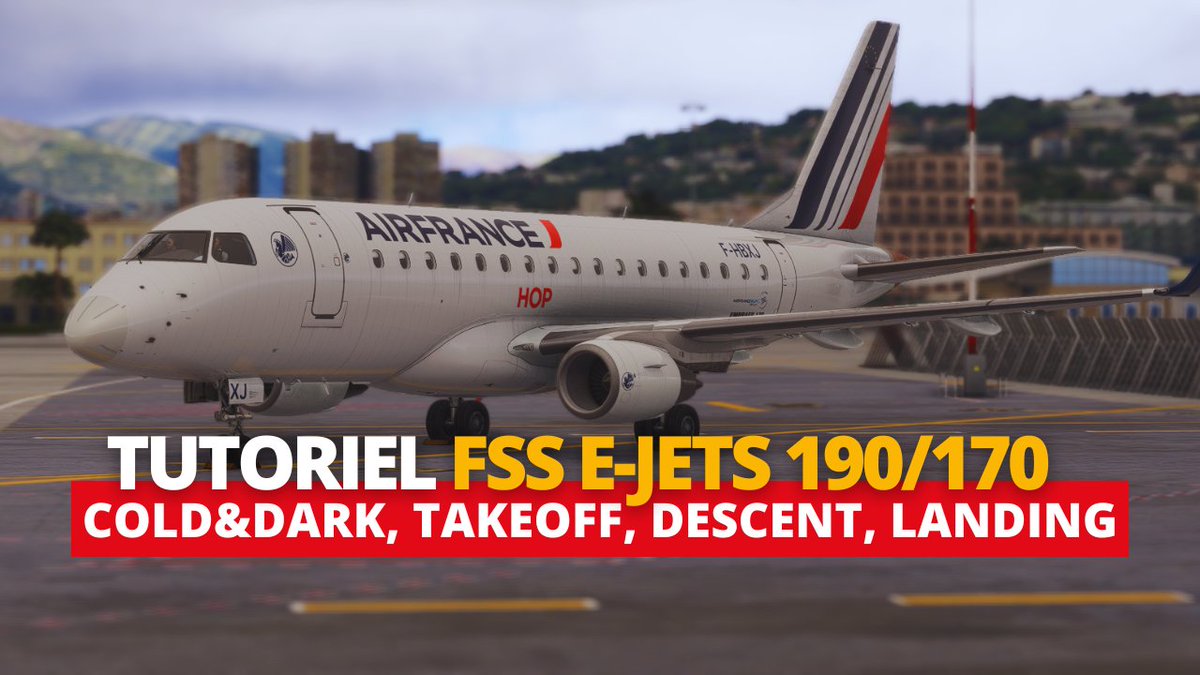 TraaaKe's tweet image. ✅ Un nouveau tutoriel sur un avion qui vient de sortir ! 

Apprenez à piloter l'E-jet de Flight Sim Studio avec les dernières mises à jour et notamment la VNAV 😍
