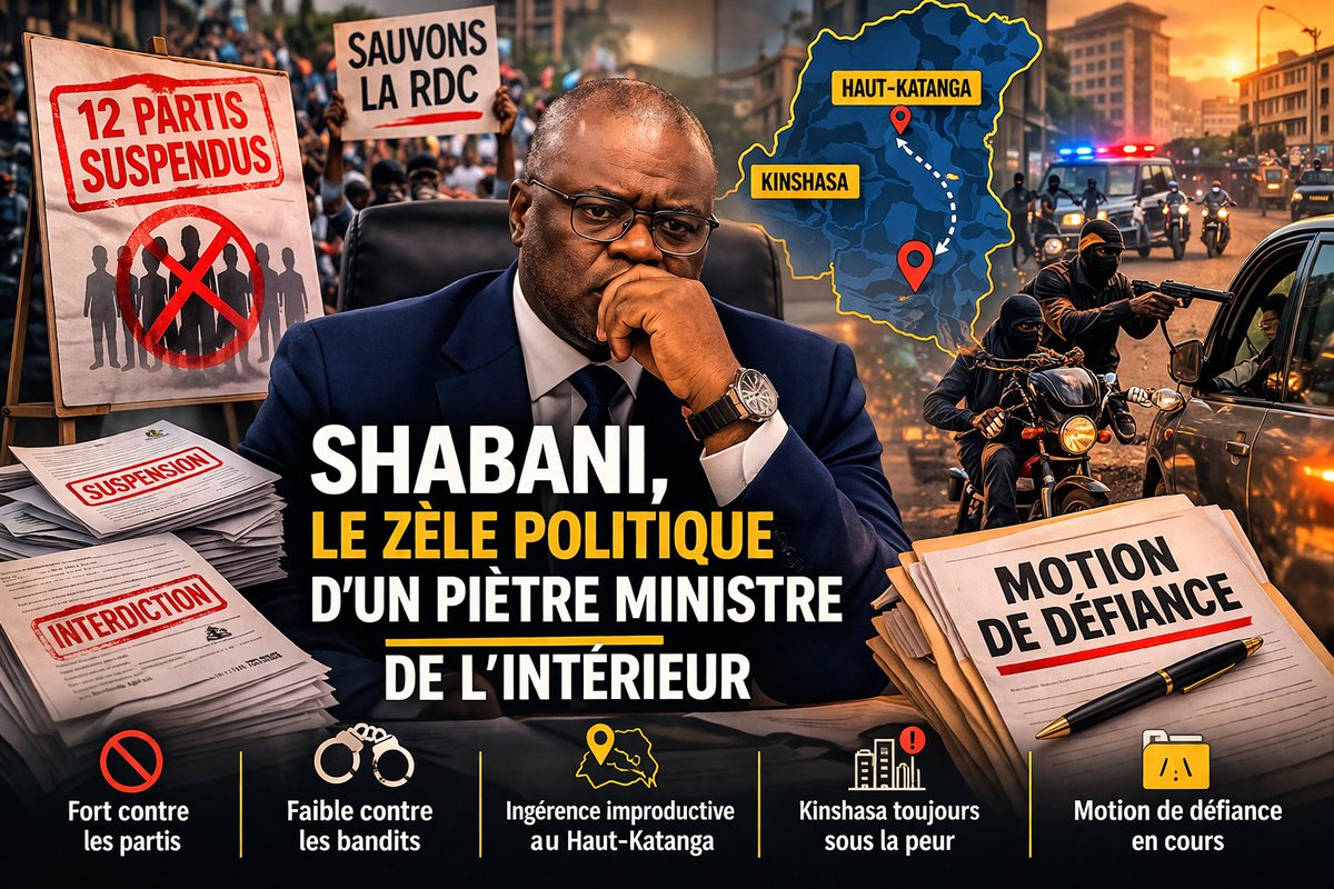 Motion <a href="/shabani_lukoo/">SHABANI Lukoo J.</a> : le faux dur zélé est-il rattrapé par le chaos sécuritaire? #Congo

Lire: 
open.substack.com/pub/congoconfi…