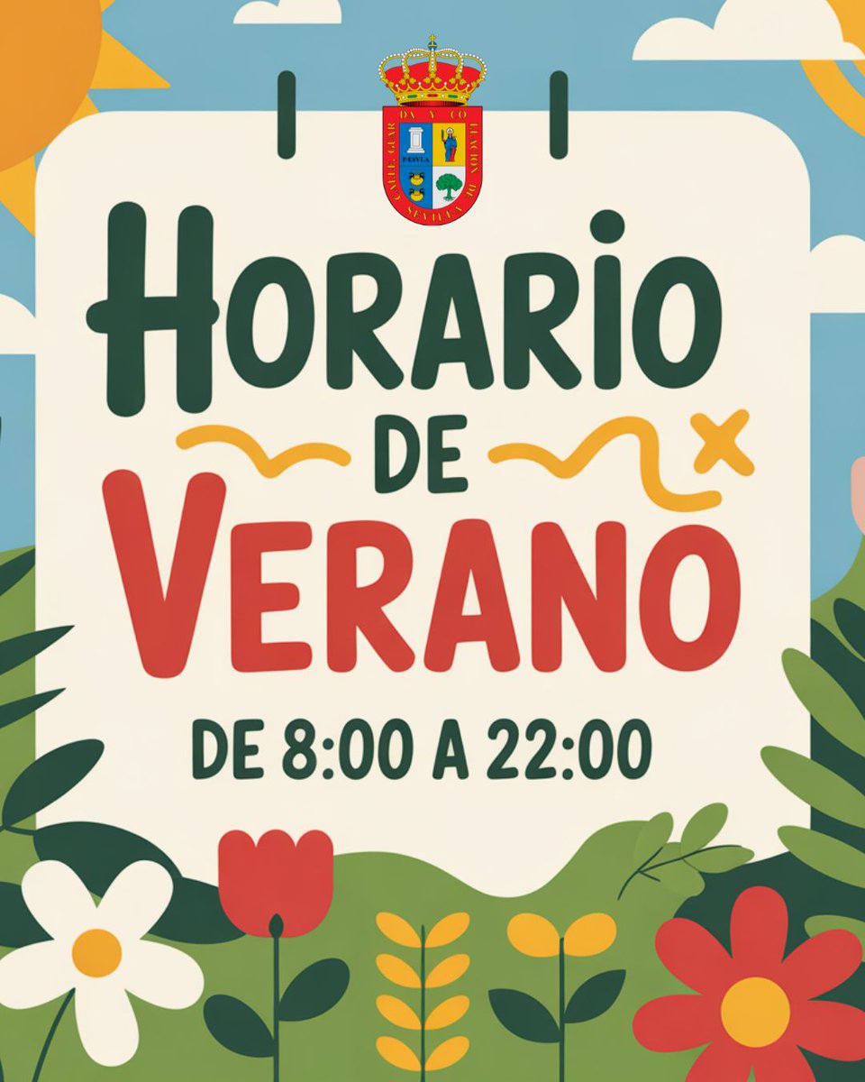 AytoSalteras's tweet image. 🌿☀️ ¡DISFRUTA DEL VERANO EN NUESTROS PARQUES!
Desde el Ayuntamiento de Salteras te informamos de que ya está en marcha el horario de verano en los parques municipales:

🕗 De 8:00 a 22:00 h

#Salteras #Verano #Parques #DisfrutaSalteras