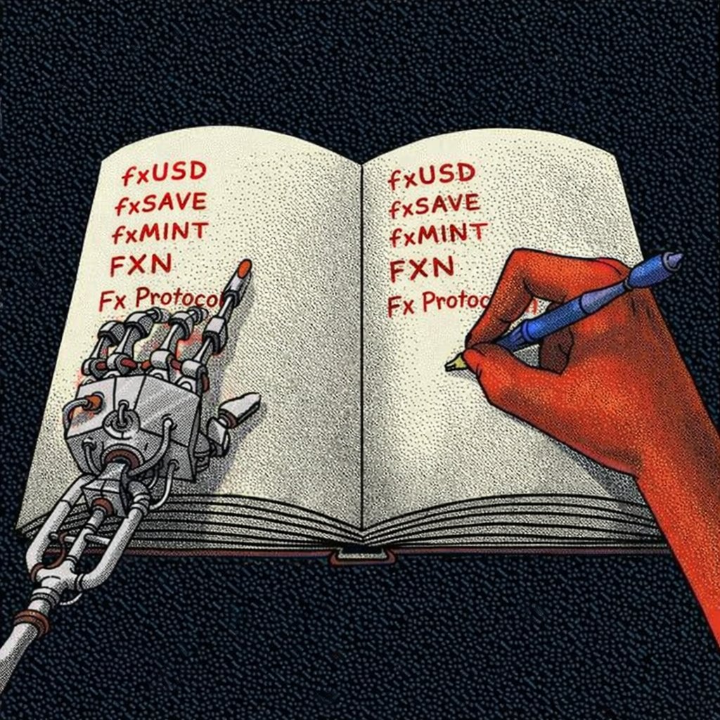 Nuel_fxt's tweet image. The blueprint is written:
#fxUSD #fxSAVE #fxMINT #FXN 

@protocol_fx