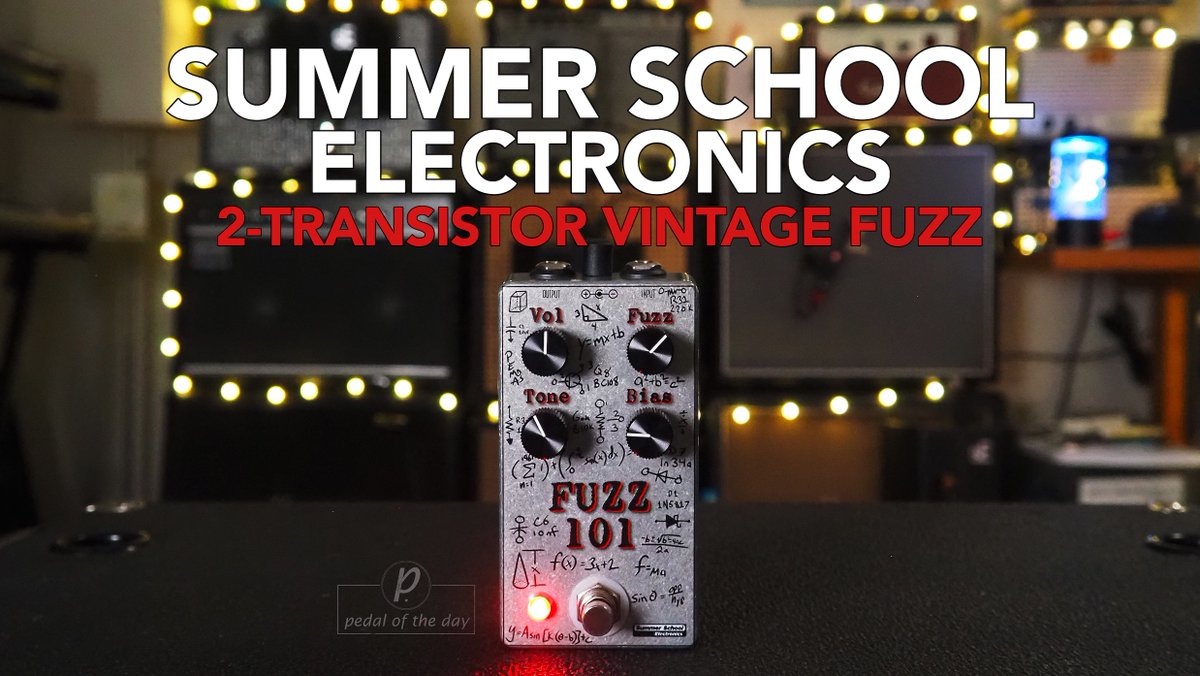 pedaloftheday's tweet photo. Stoked to help welcome the latest creation from Summer School Electronics into the world - put your hands together for the Fuzz 101!! Cheers!!🤘
https://t.co/wgrGLTW0JE
https://t.co/BkrOUyj1yV
#guitarpedals #summerschool #summerschoolelectronics #fuzzpedal #pedaloftheday https://t.co/EHUprYegen