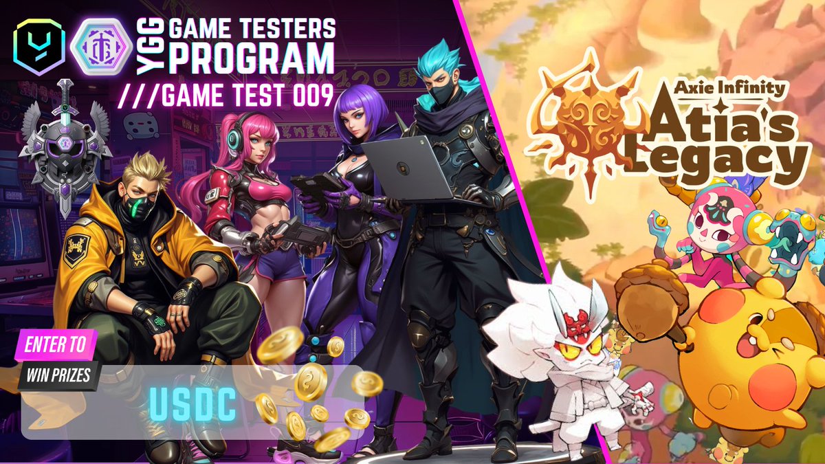 Game Testers it's time to share your tips &amp; tricks in <a href="/AxieInfinity/">Axie Infinity</a>  Atia's Legacy ✨

In your opinion, what's the best Axie + Weapon Combo?
Share your thoughts below along with your screenshots for Mission 1.

#YGGGTProgram #YGGxAtiasLegacy