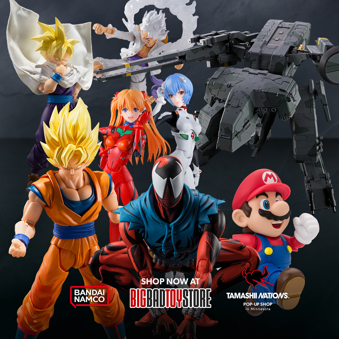 BigBadToyStore's tweet image. The Tamashii Nations Pop-Up Store at BigBadToyStore.com is live 🔥 
Shop standout figures from the event now—including new drops and in-stock favorites you won’t want to miss. 
Shop now: link.bigbadtoystore.com/4d29d7
#TamashiiNations #Bandai #ActionFigures