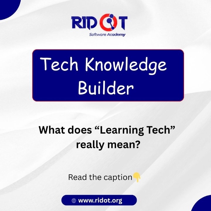 Ridot Software Academy tweet media