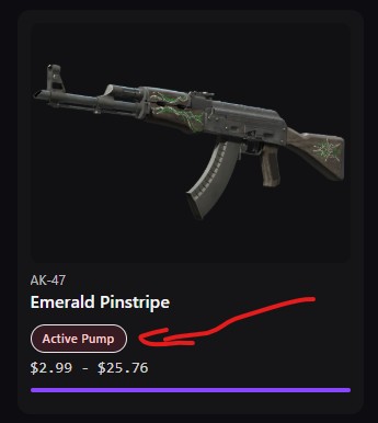 Viehbuck's tweet image. 🚀 New feature coming soon for our CS2 market API!

You’ll soon be able to track skin status in real time: 🔥 Active Pump
⚠️ Pump Risk
🕓 Historical Pump
✅ Natural Movement
Built for faster decisions, cleaner signals, and better market transparency.
Stay tuned 👀 #CS2 #CS2Skins