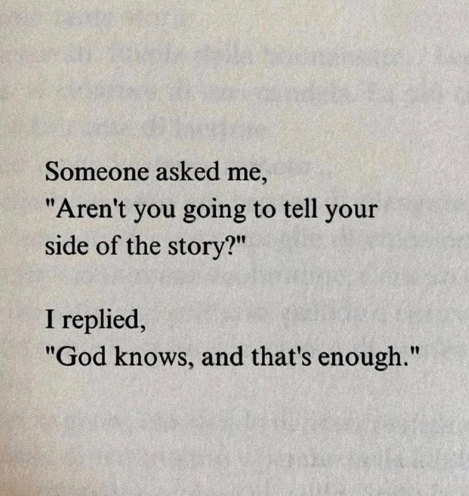 God defends me.